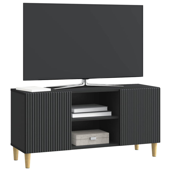 Cabinet TV Negru 102 x 34,5 x 50 cm Lemn prelucrat - WALTI WALTI