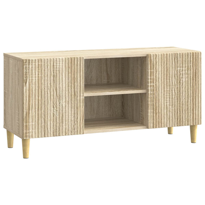 Cabinet TV Stejar Sonoma 102 x 34,5 x 50 cm Lemn prelucrat - WALTI WALTI