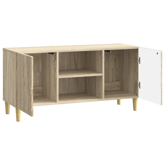 Cabinet TV Stejar Sonoma 102 x 34,5 x 50 cm Lemn prelucrat - WALTI WALTI