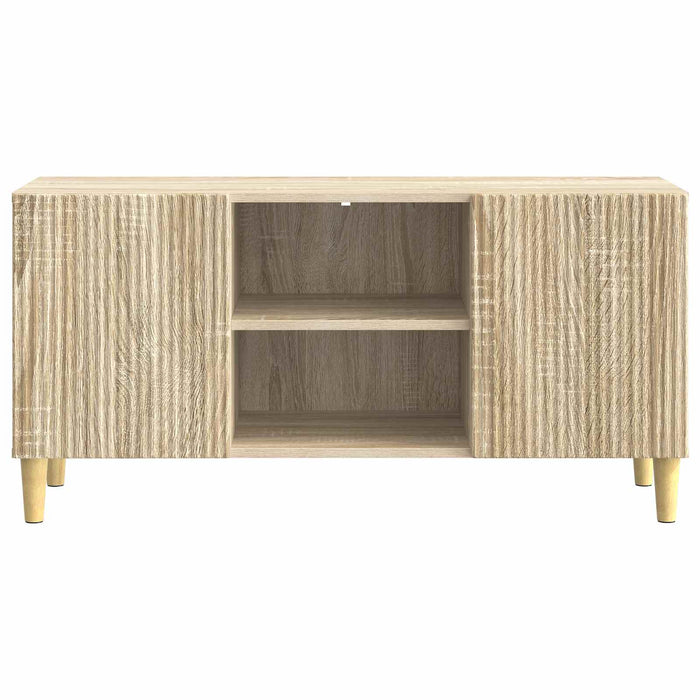 Cabinet TV Stejar Sonoma 102 x 34,5 x 50 cm Lemn prelucrat - WALTI WALTI