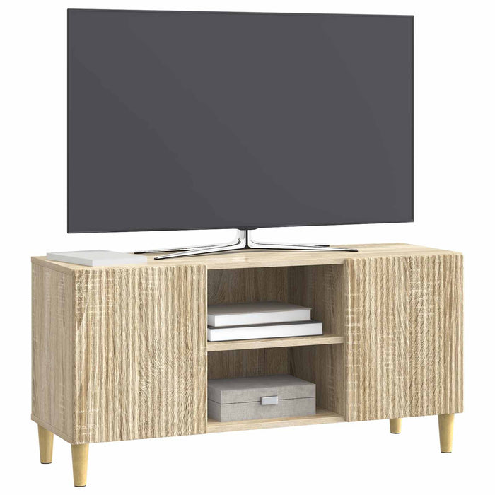 Cabinet TV Stejar Sonoma 102 x 34,5 x 50 cm Lemn prelucrat - WALTI WALTI