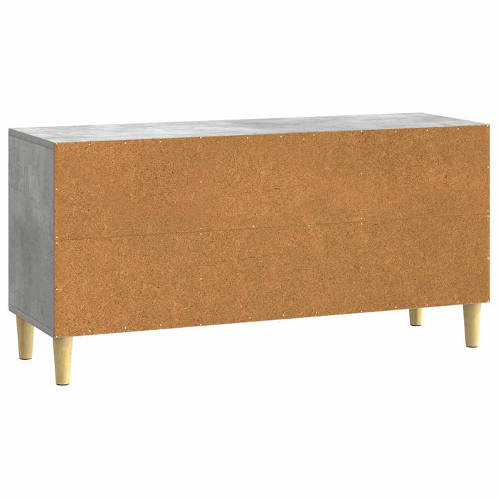 Cabinet TV Gri Beton 102 x 34,5 x 50 cm Lemn prelucrat - WALTI WALTI