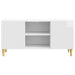 Cabinet TV Alb foarte lucios 102 x 34,5 x 50 cm Lemn prelucrat - WALTI WALTI
