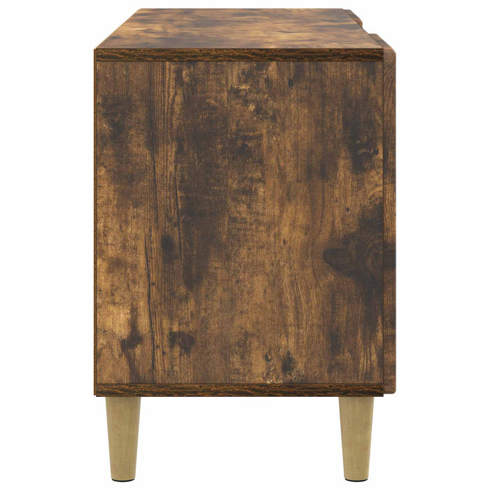 Cabinet TV Stejar fumuriu 102 x 34,5 x 50 cm Lemn prelucrat - WALTI WALTI