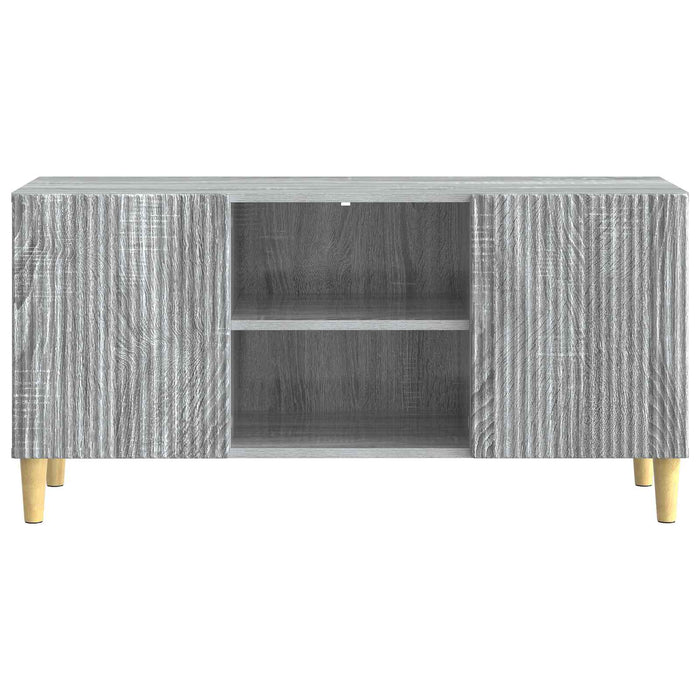Cabinet TV Sonoma gri 102 x 34,5 x 50 cm Lemn prelucrat - WALTI WALTI