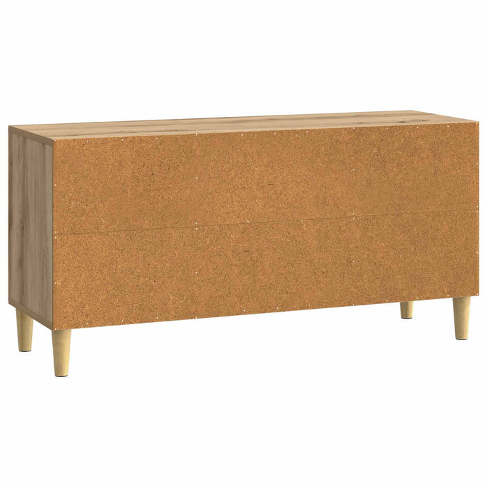 Cabinet TV Stejar Artizanal 102 x 34,5 x 50 cm Lemn prelucrat - WALTI WALTI