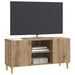 Cabinet TV Stejar Artizanal 102 x 34,5 x 50 cm Lemn prelucrat - WALTI WALTI