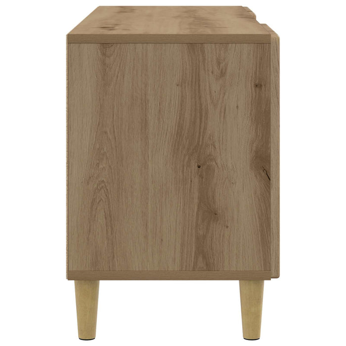 Cabinet TV Stejar Artizanal 102 x 34,5 x 50 cm Lemn prelucrat - WALTI WALTI