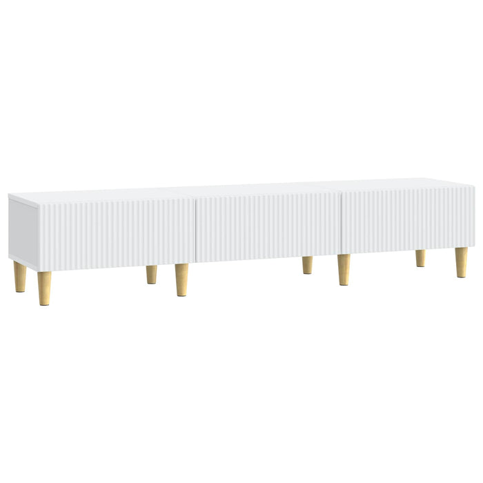 Cabinet TV cu sertar Alb 147 x 34,5 x 30 cm Lemn prelucrat - WALTI WALTI
