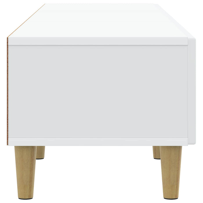 Cabinet TV cu sertar Alb 147 x 34,5 x 30 cm Lemn prelucrat - WALTI WALTI