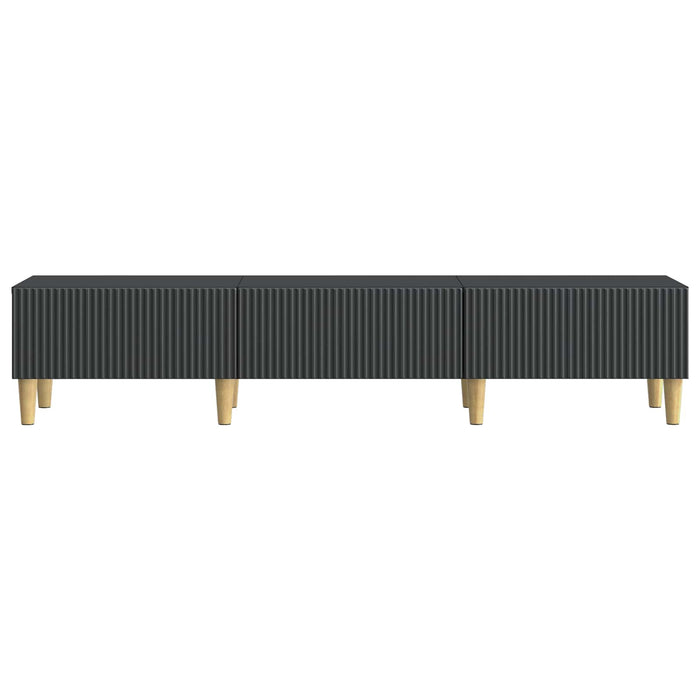 Cabinet TV cu sertar Negru 147 x 34,5 x 30 cm Lemn prelucrat - WALTI WALTI