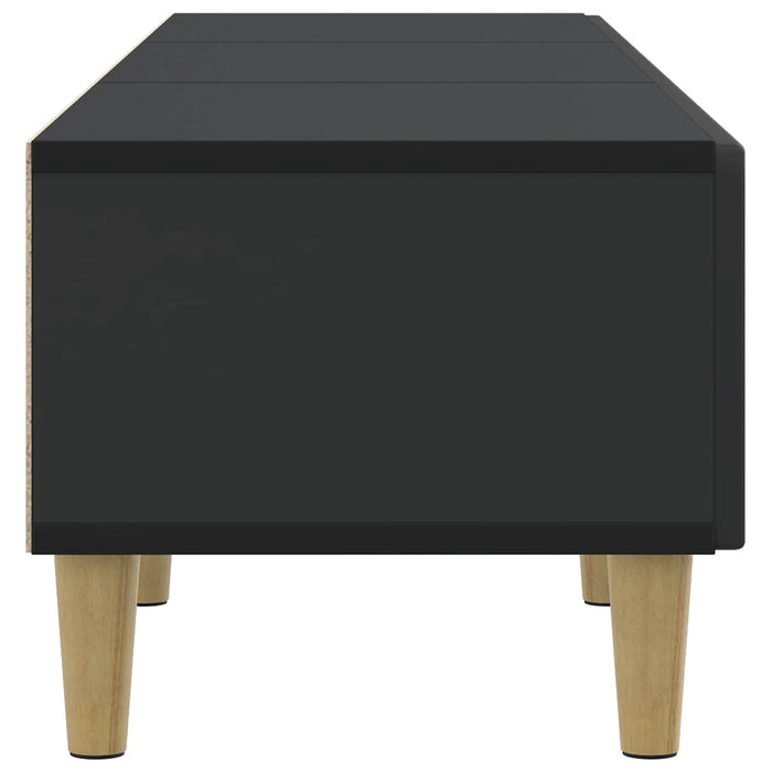 Cabinet TV cu sertar Negru 147 x 34,5 x 30 cm Lemn prelucrat - WALTI WALTI