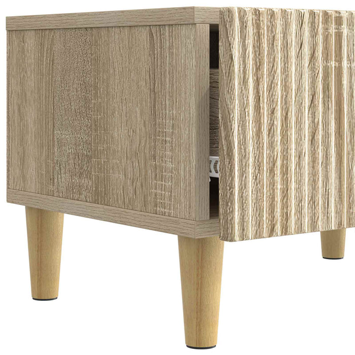 Cabinet TV Stejar Sonoma 147 x 34,5 x 30 cm Lemn prelucrat - WALTI WALTI