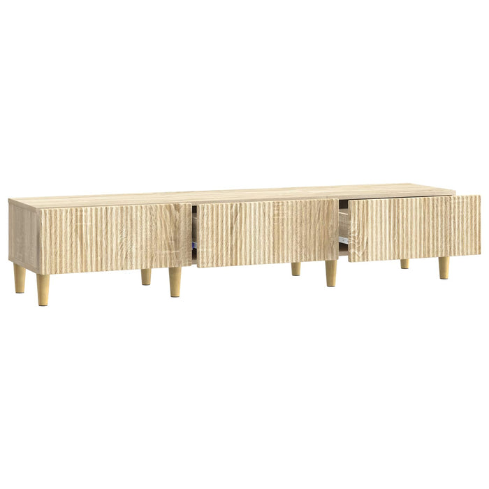 Cabinet TV Stejar Sonoma 147 x 34,5 x 30 cm Lemn prelucrat - WALTI WALTI