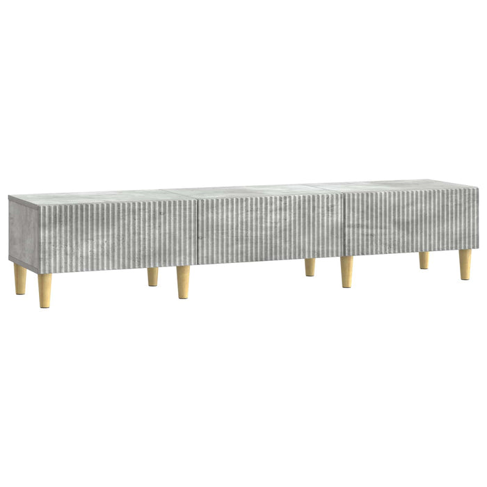 Cabinet TV Gri Beton 147 x 34,5 x 30 cm Lemn prelucrat - WALTI WALTI