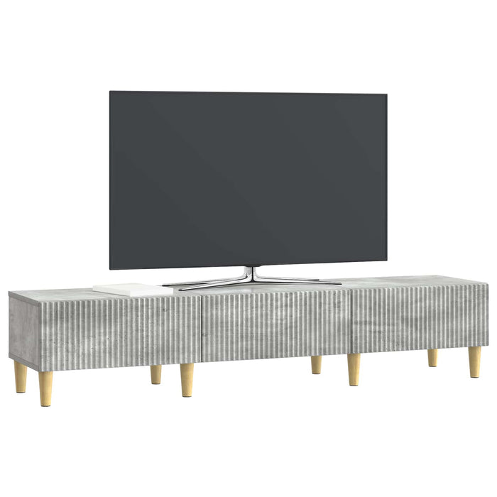 Cabinet TV Gri Beton 147 x 34,5 x 30 cm Lemn prelucrat - WALTI WALTI