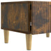 Cabinet TV Stejar fumuriu 147 x 34,5 x 30 cm Lemn prelucrat - WALTI WALTI