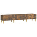 Cabinet TV Stejar fumuriu 147 x 34,5 x 30 cm Lemn prelucrat - WALTI WALTI