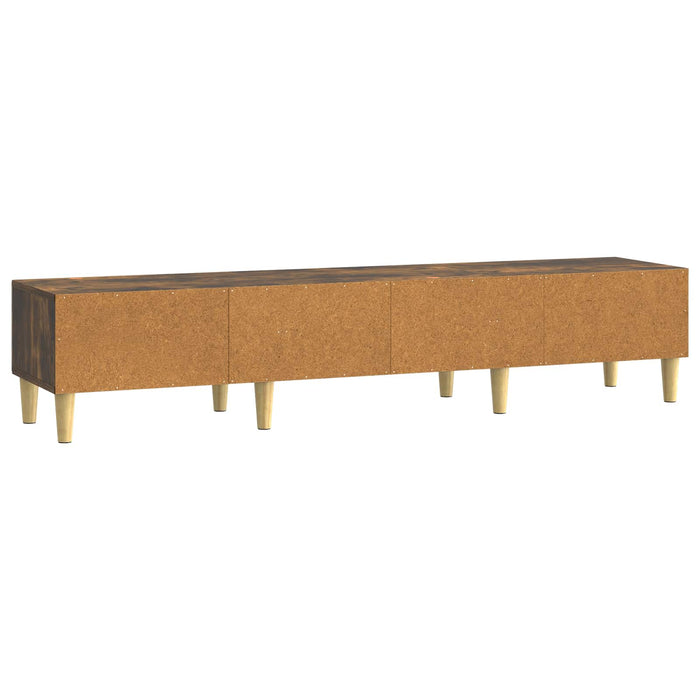 Cabinet TV Stejar fumuriu 147 x 34,5 x 30 cm Lemn prelucrat - WALTI WALTI
