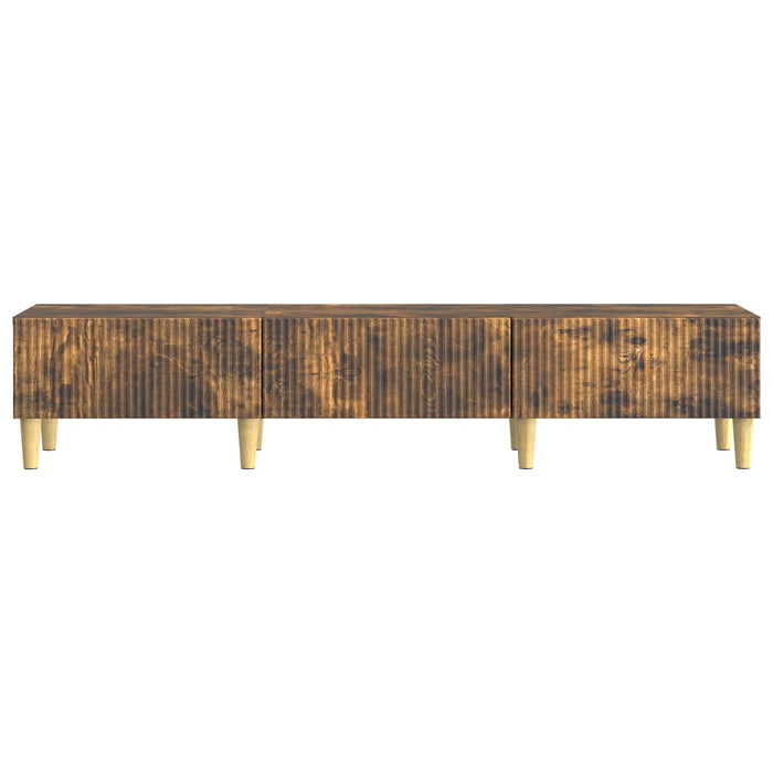 Cabinet TV Stejar fumuriu 147 x 34,5 x 30 cm Lemn prelucrat - WALTI WALTI