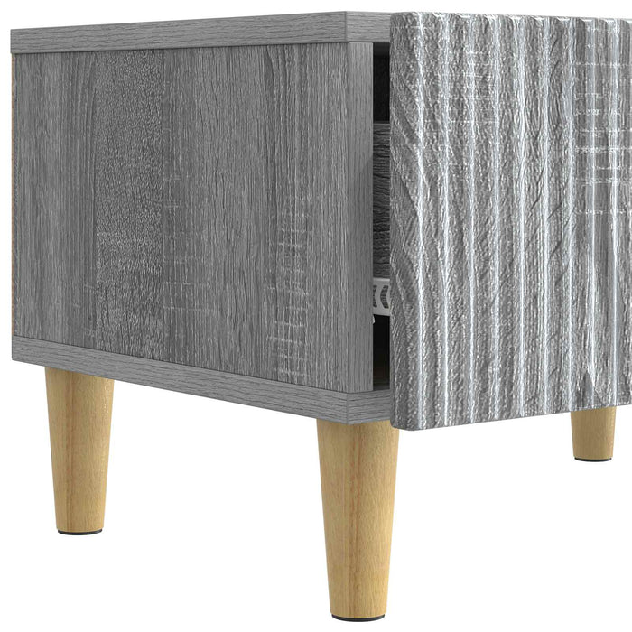 Cabinet TV Sonoma gri 147 x 34,5 x 30 cm Lemn prelucrat - WALTI WALTI