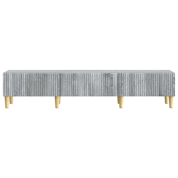 Cabinet TV Sonoma gri 147 x 34,5 x 30 cm Lemn prelucrat - WALTI WALTI