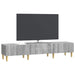 Cabinet TV Sonoma gri 147 x 34,5 x 30 cm Lemn prelucrat - WALTI WALTI