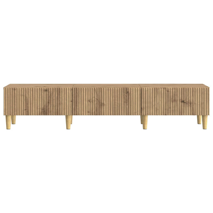 Cabinet TV Stejar Artizanal 147 x 34,5 x 30 cm Lemn prelucrat - WALTI WALTI