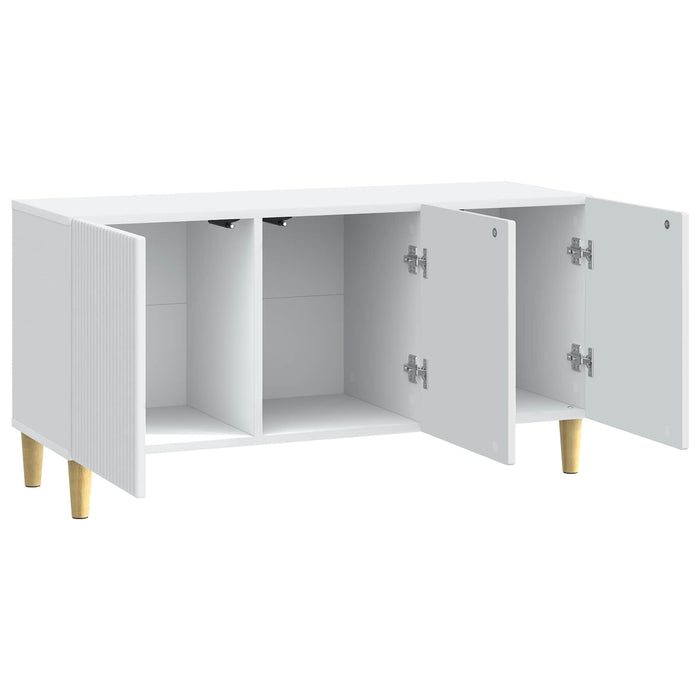 Cabinet TV Alb 99 x 34,5 x 50 cm Lemn prelucrat - WALTI WALTI
