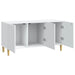 Cabinet TV Alb 99 x 34,5 x 50 cm Lemn prelucrat - WALTI WALTI
