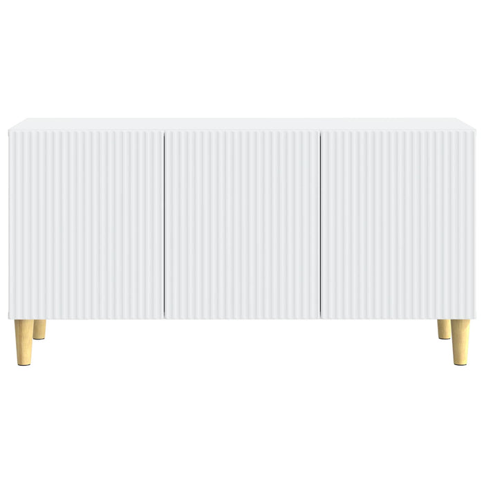 Cabinet TV Alb 99 x 34,5 x 50 cm Lemn prelucrat - WALTI WALTI