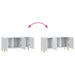 Cabinet TV Alb 99 x 34,5 x 50 cm Lemn prelucrat - WALTI WALTI