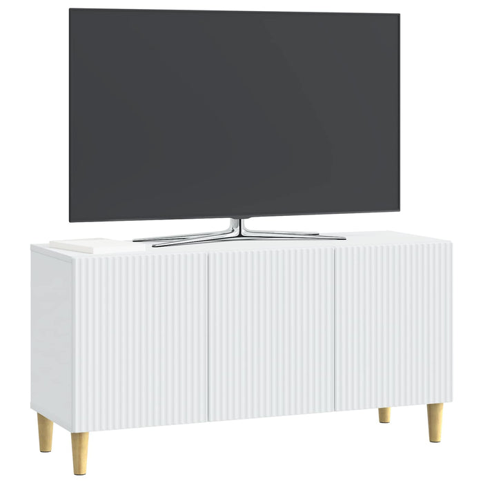 Cabinet TV Alb 99 x 34,5 x 50 cm Lemn prelucrat - WALTI WALTI