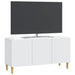 Cabinet TV Alb 99 x 34,5 x 50 cm Lemn prelucrat - WALTI WALTI