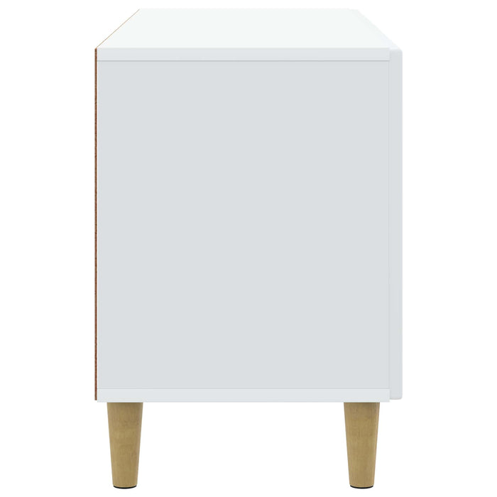 Cabinet TV Alb 99 x 34,5 x 50 cm Lemn prelucrat - WALTI WALTI