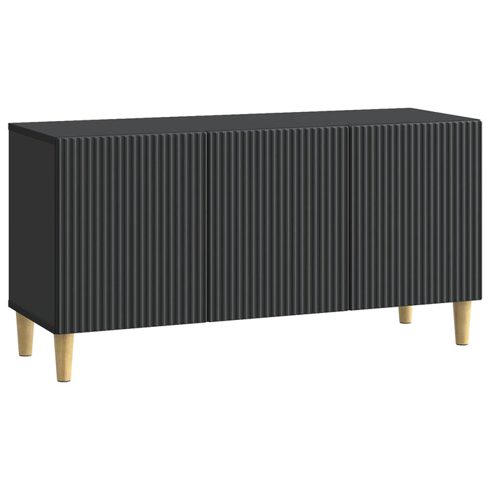Cabinet TV Negru 99 x 34,5 x 50 cm Lemn prelucrat - WALTI WALTI