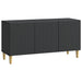 Cabinet TV Negru 99 x 34,5 x 50 cm Lemn prelucrat - WALTI WALTI