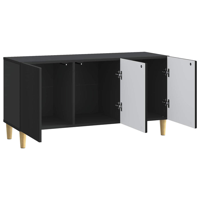 Cabinet TV Negru 99 x 34,5 x 50 cm Lemn prelucrat - WALTI WALTI