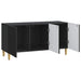 Cabinet TV Negru 99 x 34,5 x 50 cm Lemn prelucrat - WALTI WALTI