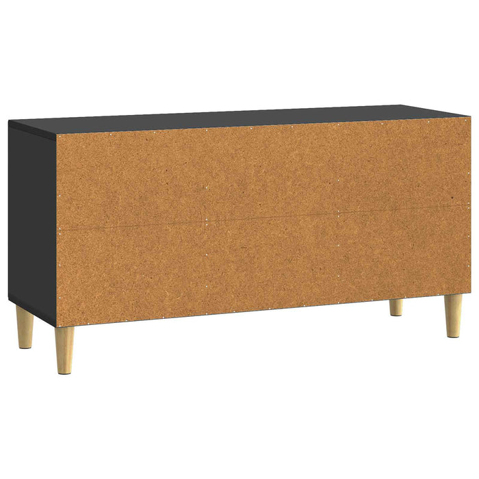 Cabinet TV Negru 99 x 34,5 x 50 cm Lemn prelucrat - WALTI WALTI