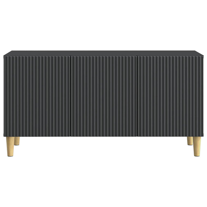 Cabinet TV Negru 99 x 34,5 x 50 cm Lemn prelucrat - WALTI WALTI