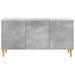 Cabinet TV Gri Beton 99 x 34,5 x 50 cm Lemn prelucrat - WALTI WALTI