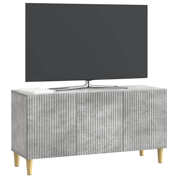 Cabinet TV Gri Beton 99 x 34,5 x 50 cm Lemn prelucrat - WALTI WALTI