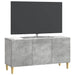 Cabinet TV Gri Beton 99 x 34,5 x 50 cm Lemn prelucrat - WALTI WALTI