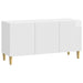 Cabinet TV Alb foarte lucios 99 x 34,5 x 50 cm Lemn prelucrat - WALTI WALTI