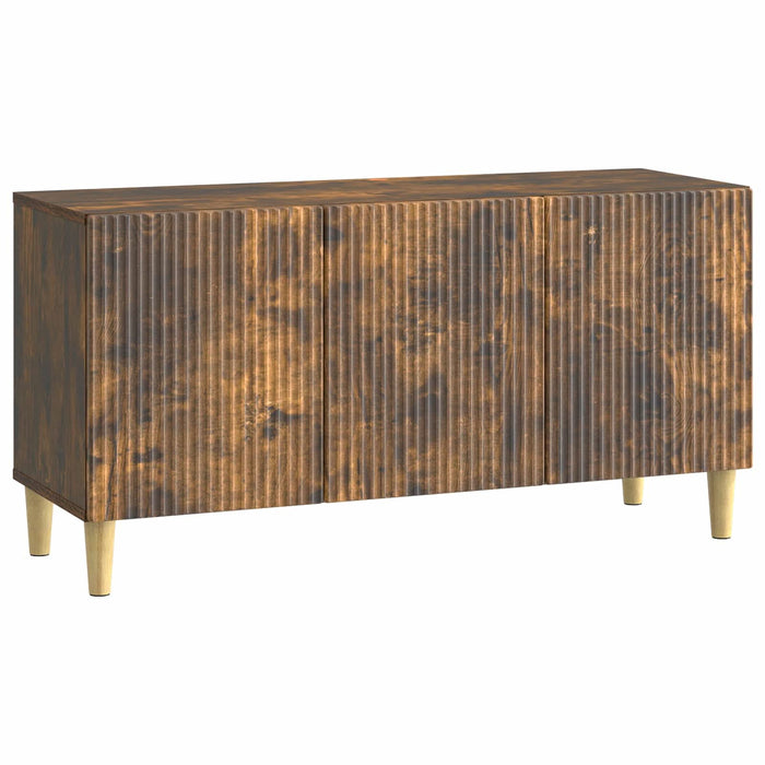 Cabinet TV Stejar fumuriu 99 x 34,5 x 50 cm Lemn prelucrat - WALTI WALTI