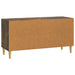 Cabinet TV Stejar fumuriu 99 x 34,5 x 50 cm Lemn prelucrat - WALTI WALTI
