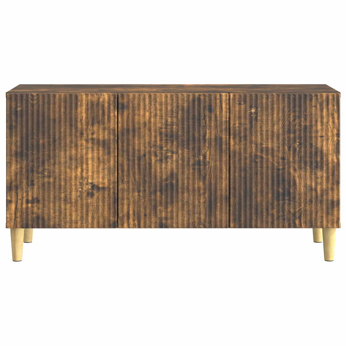 Cabinet TV Stejar fumuriu 99 x 34,5 x 50 cm Lemn prelucrat - WALTI WALTI