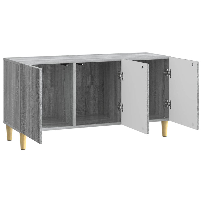 Cabinet TV Sonoma gri 99 x 34,5 x 50 cm Lemn prelucrat - WALTI WALTI