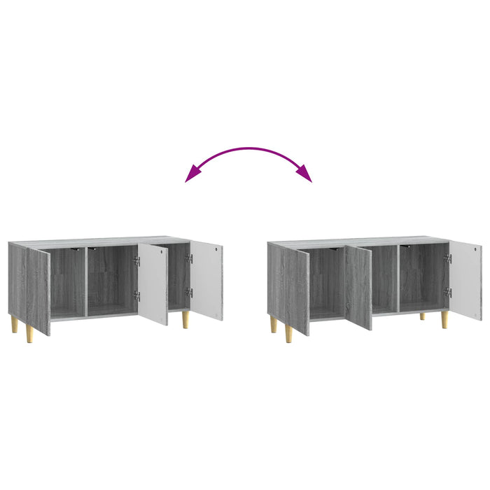 Cabinet TV Sonoma gri 99 x 34,5 x 50 cm Lemn prelucrat - WALTI WALTI